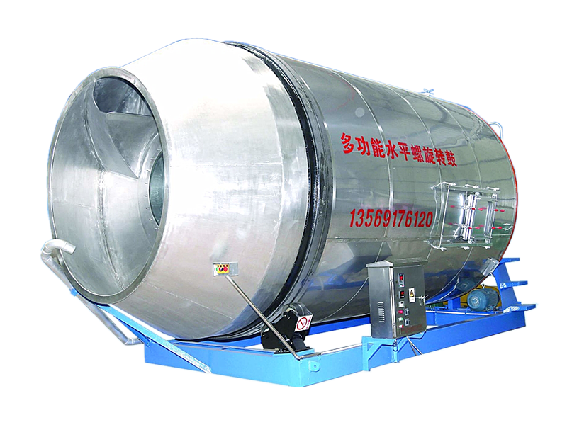 不銹鋼多功能液體自動循環水平螺旋轉鼓（阿膠用）